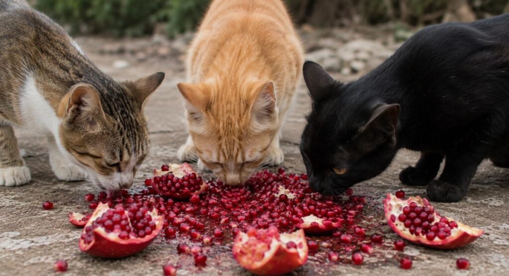 Can Cats Eat Pomegranate