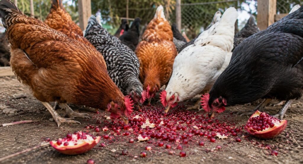 Can Chickens Eat Pomegranate Seeds