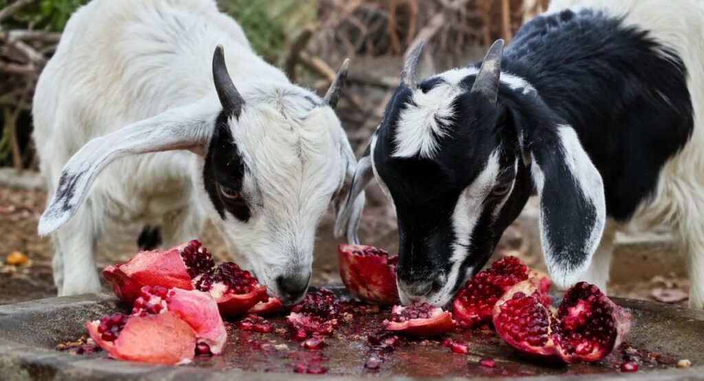 Can Goats Eat Pomegranate