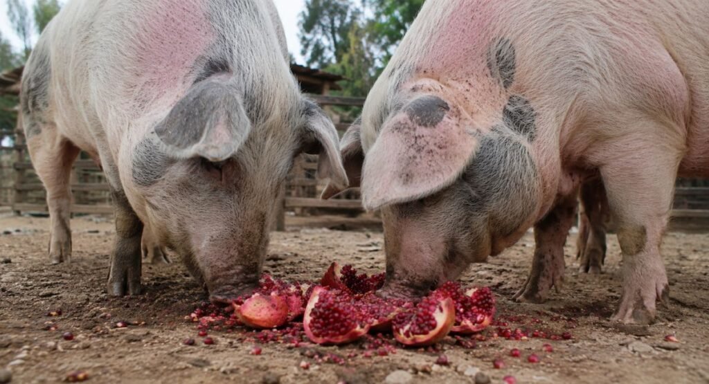 Can Pigs Eat Pomegranate