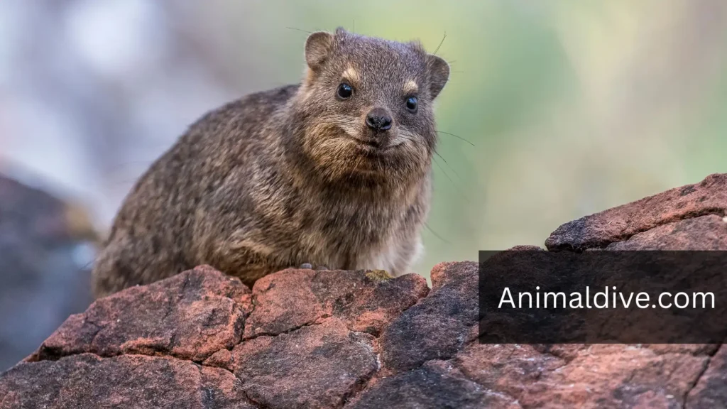 Rock Hyrax animals that look like groundhogs